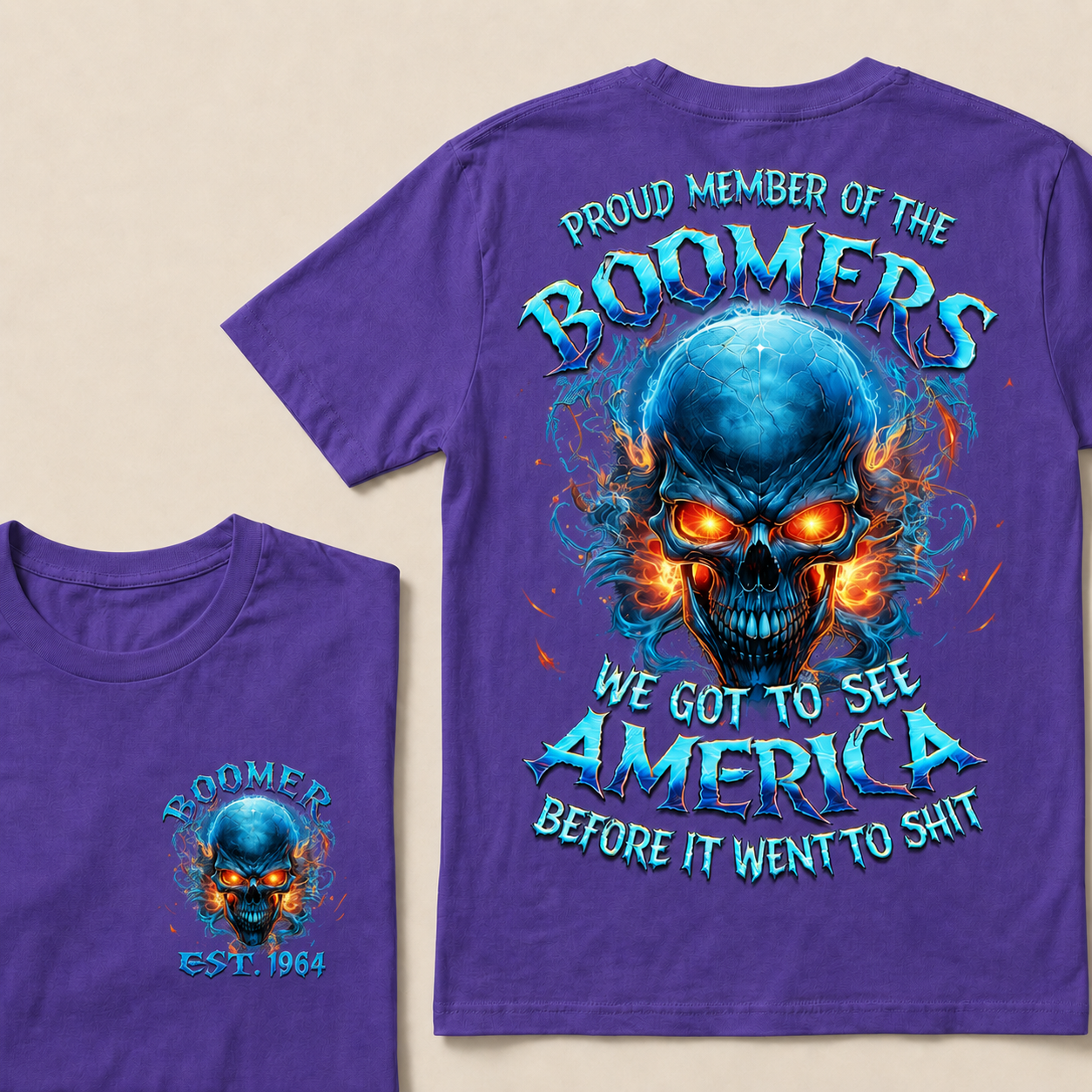Proud Member Of The Boomers We Got To See America Custom Year T-shirt
