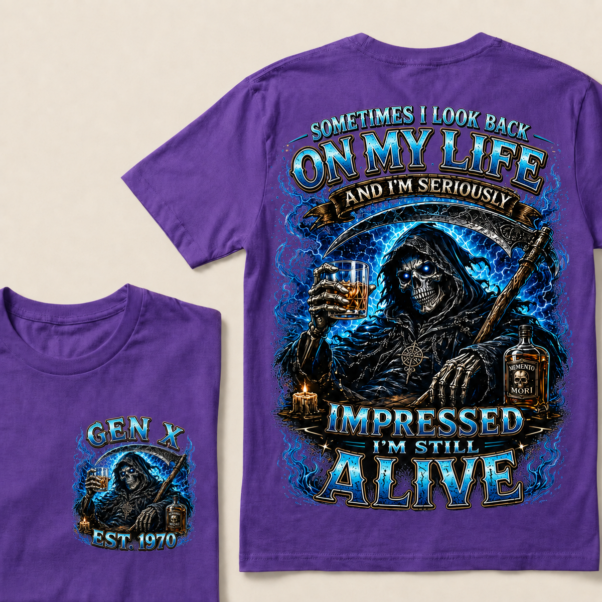 Sometimes I Look Back On My Life Custom Year T-shirt