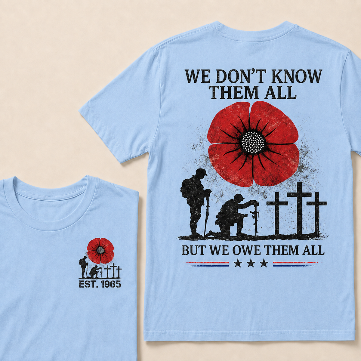 We Don't Know Them All But We Owe Them All Custom Year Women Tops
