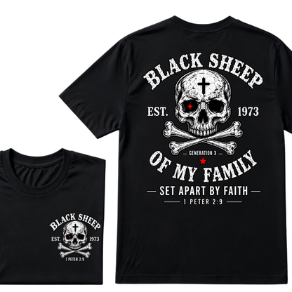 BLACK SHEEP OF MY FAMILY Custom Est.Year T-Shirt