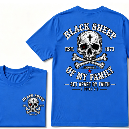BLACK SHEEP OF MY FAMILY Custom Est.Year T-Shirt