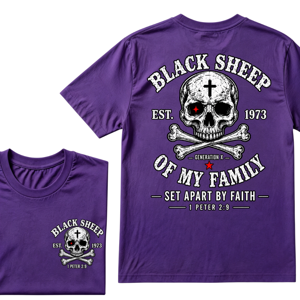 BLACK SHEEP OF MY FAMILY Custom Est.Year T-Shirt