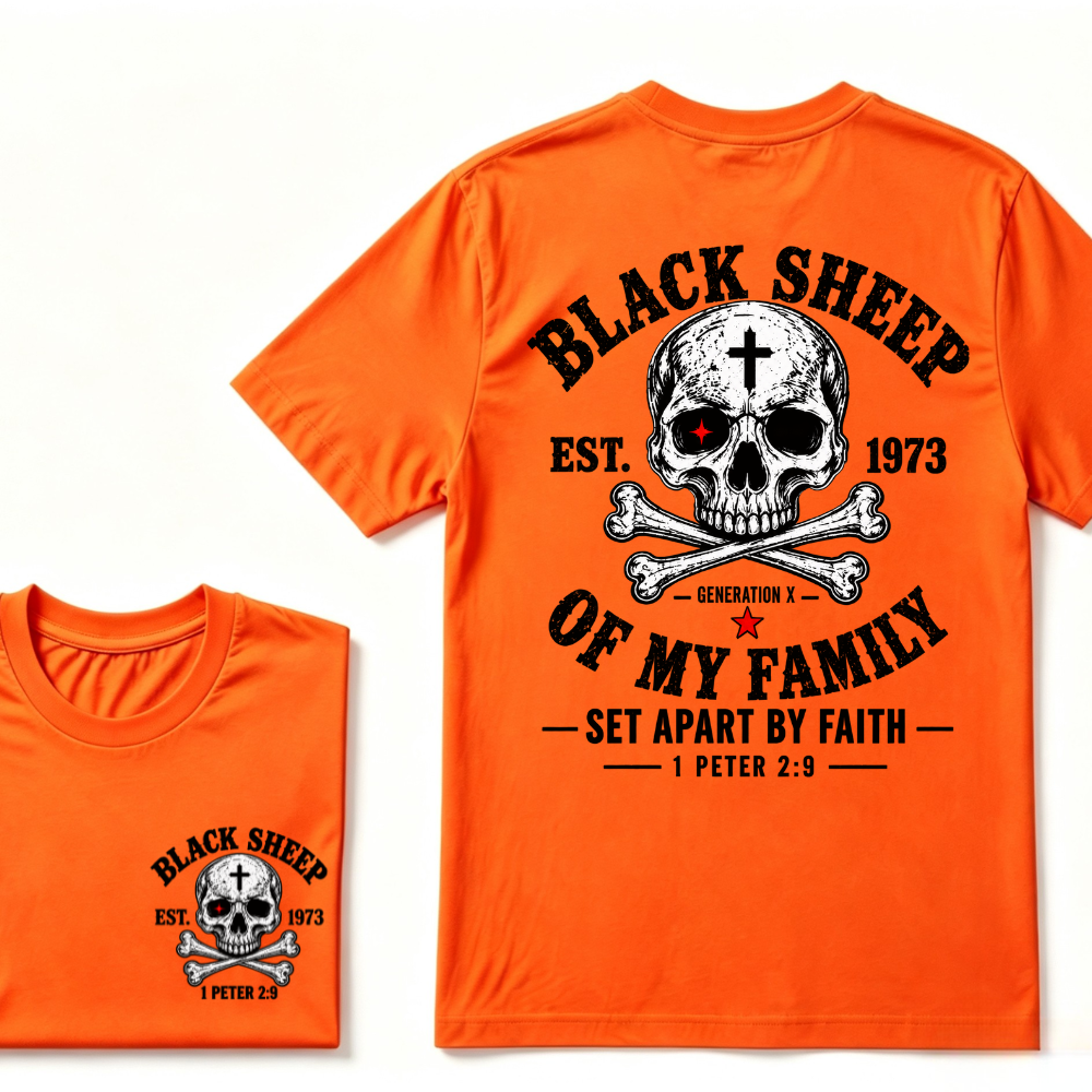 BLACK SHEEP OF MY FAMILY Custom Est.Year T-Shirt