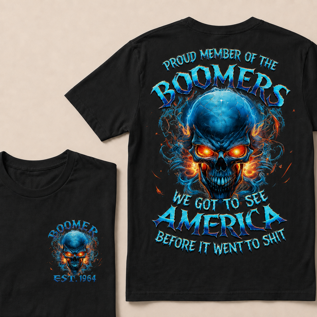 Proud Member Of The Boomers We Got To See America Custom Year T-shirt