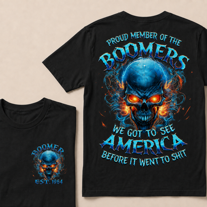 Proud Member Of The Boomers We Got To See America Custom Year T-shirt