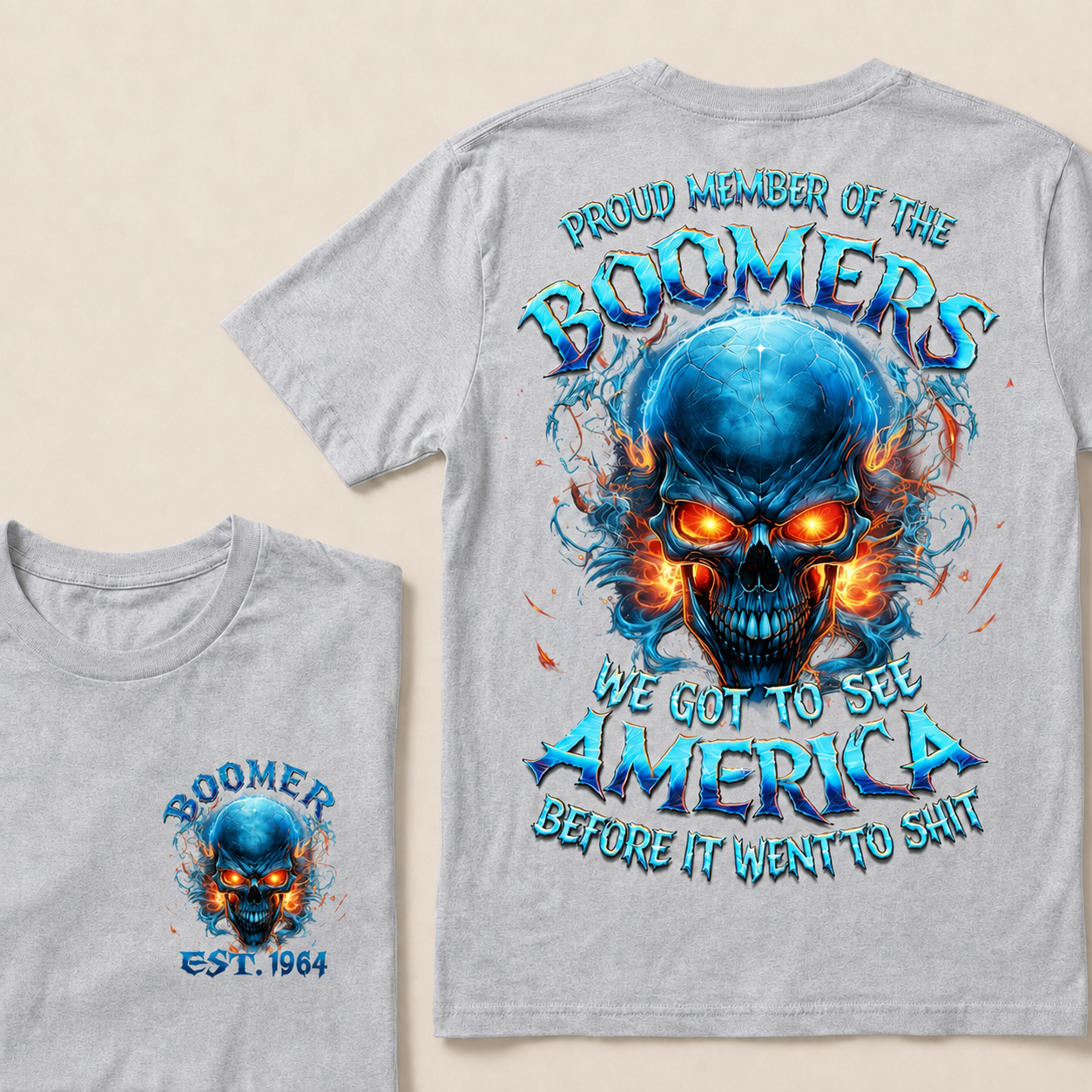 Proud Member Of The Boomers We Got To See America Custom Year T-shirt