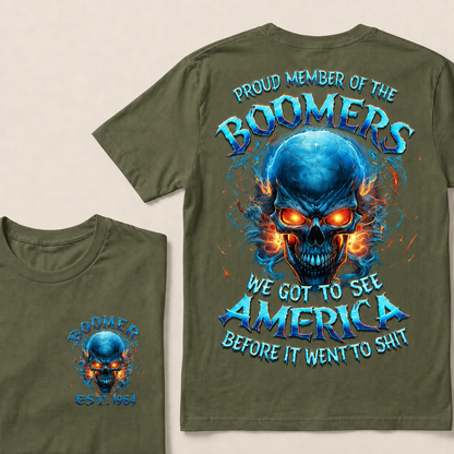Proud Member Of The Boomers We Got To See America Custom Year T-shirt