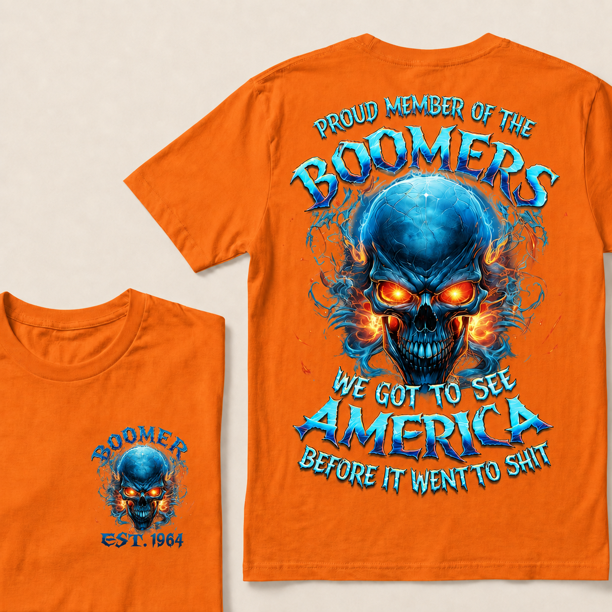 Proud Member Of The Boomers We Got To See America Custom Year T-shirt