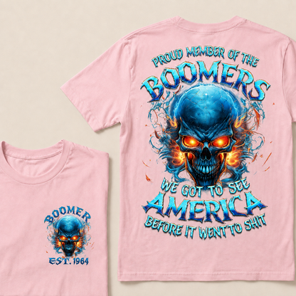 Proud Member Of The Boomers We Got To See America Custom Year T-shirt