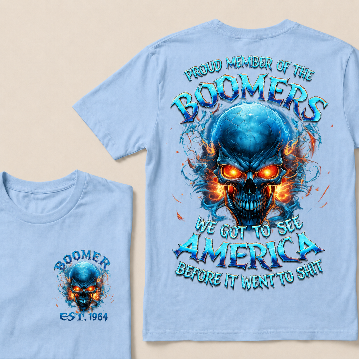 Proud Member Of The Boomers We Got To See America Custom Year T-shirt