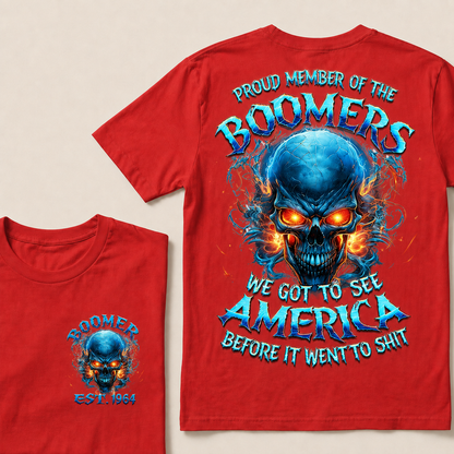 Proud Member Of The Boomers We Got To See America Custom Year T-shirt
