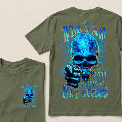 I Am Who I Am Custom Year Gen X ,Boomer T-shirt