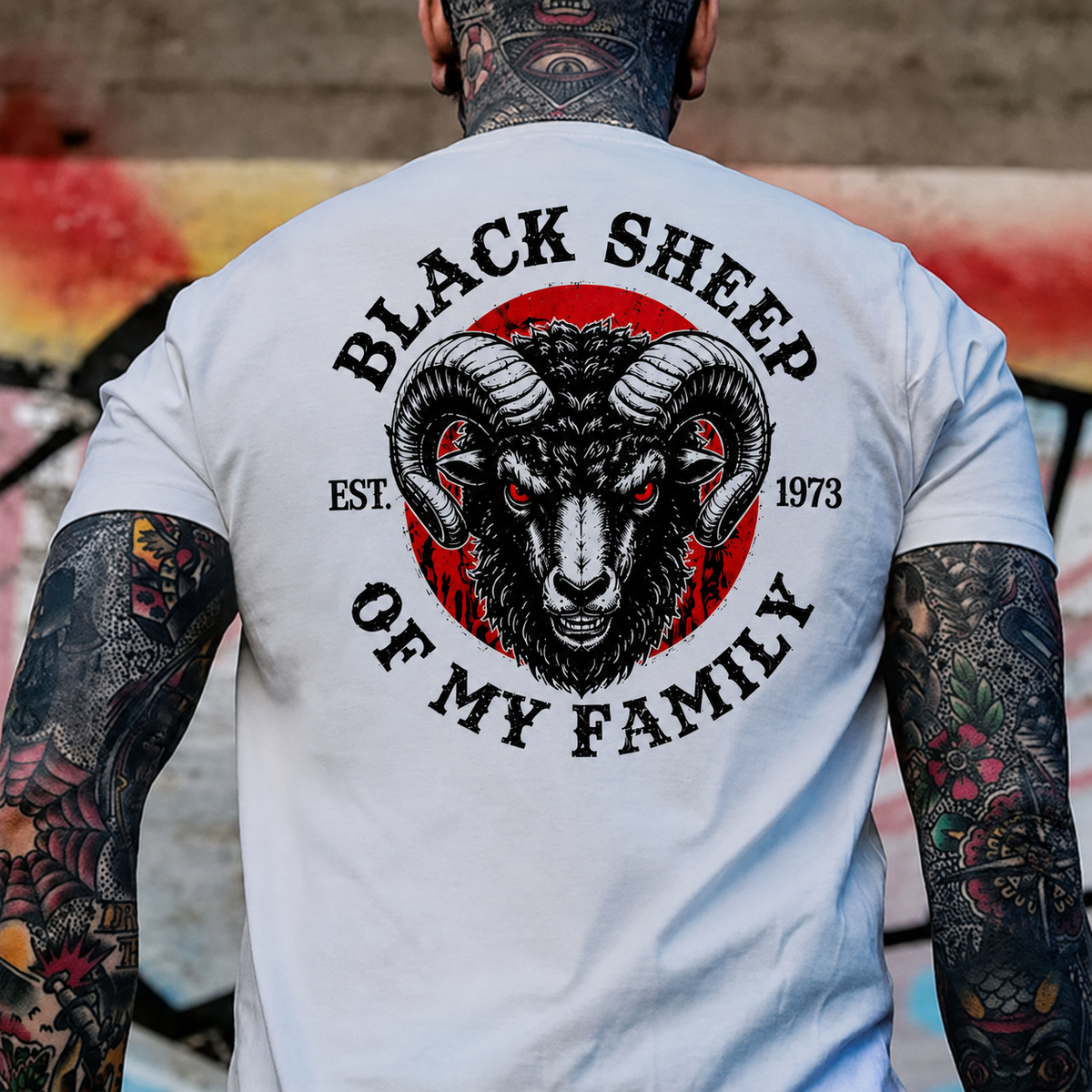 BLACK SHEEP OF MY FAMILY Custom Est.Year T-Shirt