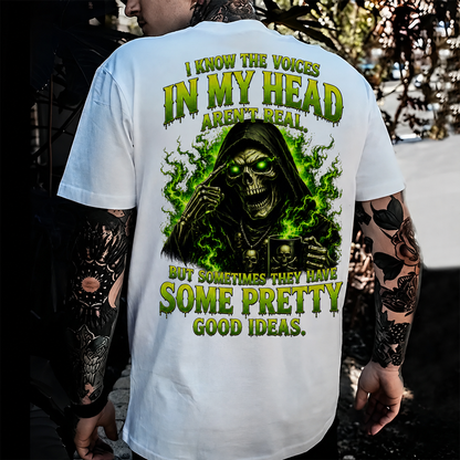 I Know The Voices In My Head Aren't Real Custom Year T-shirt