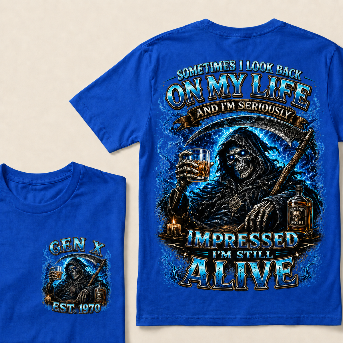 Sometimes I Look Back On My Life Custom Year T-shirt