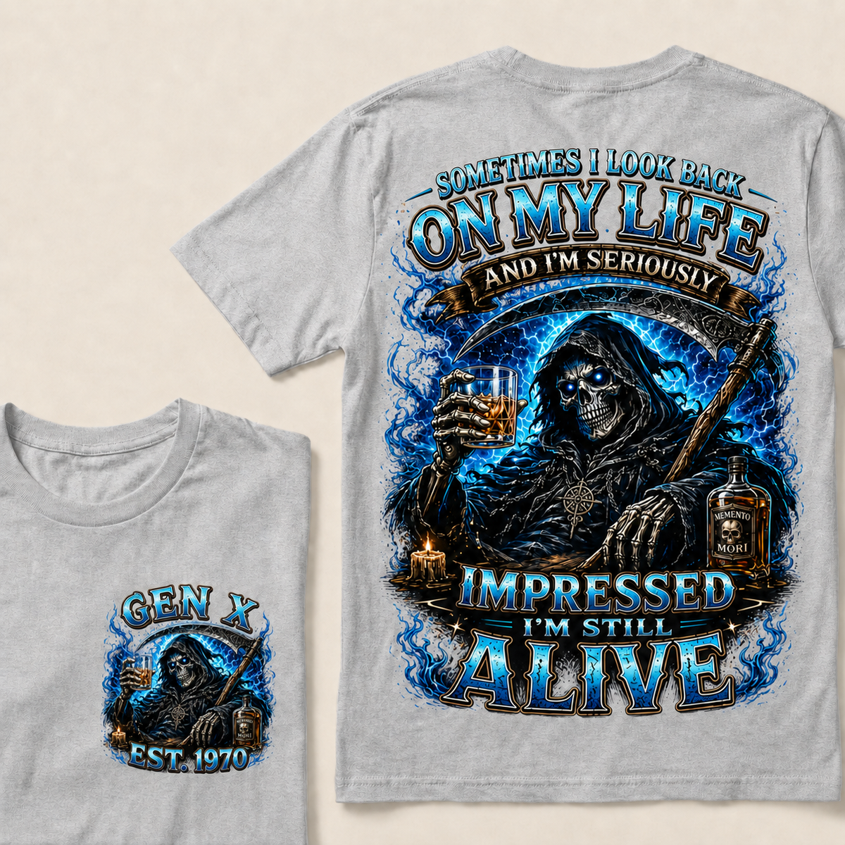 Sometimes I Look Back On My Life Custom Year T-shirt